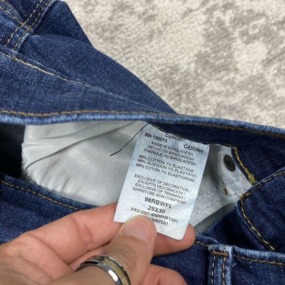 Wrangler Jeans Mens Medium Wash Relaxed Fit Bootcut Stretch Denim Size 29x30 - Picture 5 of 6